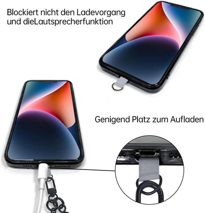 Handykette zum Umhängen Nylon Universal robust und langlebig