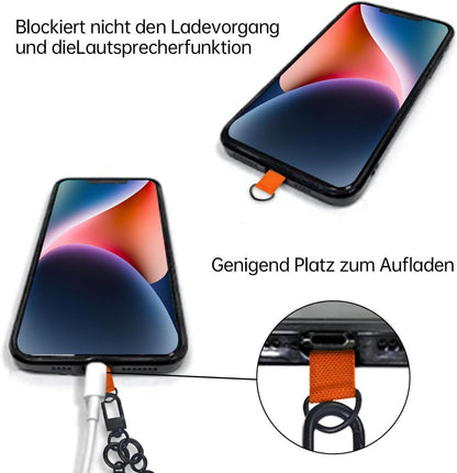 Handykette zum Umhängen Nylon Universal Handyband Smartphone