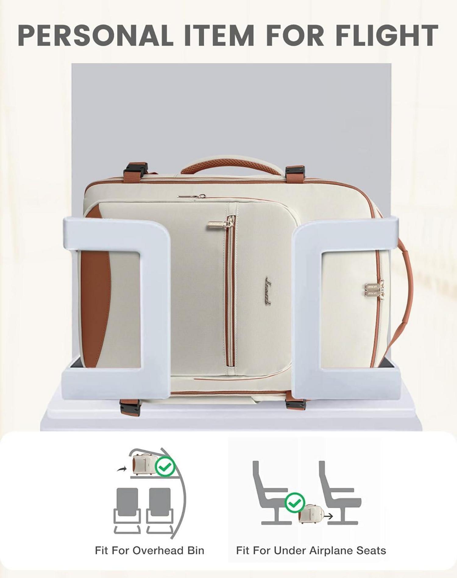 Handgepäck Rucksack 40L - Damen Reiserucksack Laptop Tasche