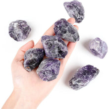 QINJIEJIE Große Amethyst Rohsteine Kristalle Natur