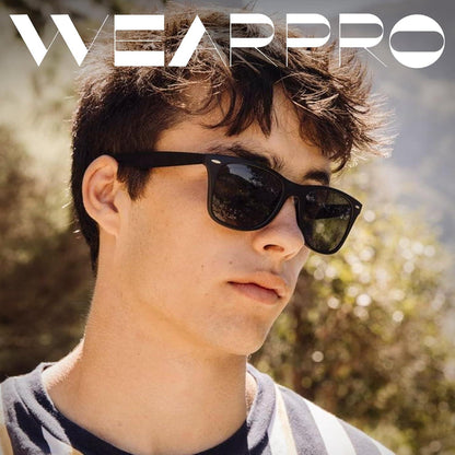 wearPro Sonnenbrille Polarisiert Rechteckig Vintage Classic