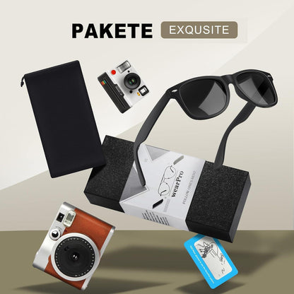 Polarisierte Retro-Sonnenbrille UV400 Schutz für Damen und Herren