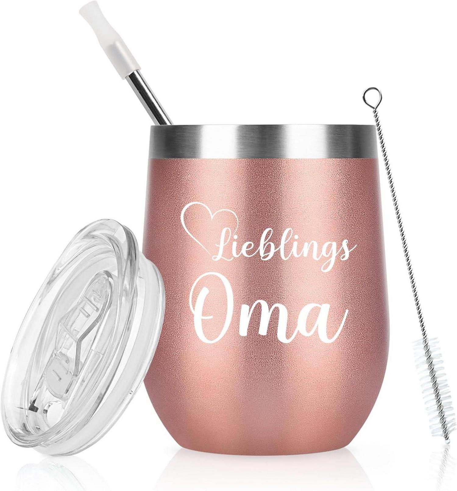 Edelstahl Thermobecher Lieblings Oma 12oz Geschenk Weihnachten