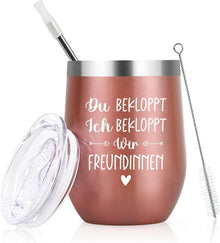 Lustige Geschenke für Frauen Weihnachten Edelstahl Kaffeebecher