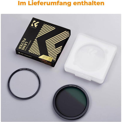 Magnetischer Variabler Graufilter ND8-128 (3-7 Stop) 82mm