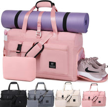 Tasche Damen 40L Weekender Sporttasche mit Schuhfach & Nassfach