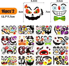 Halloween Kürbis Aufkleber Selbstklebend Bastelset für