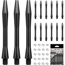 Dart-Schäfte CyeeLife Schwarz 15 Stück 2BA-Gewinde