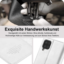 Samsung Galaxy A12/M12 Hülle Leder Wallet Case Schutzhülle