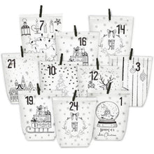 Adventskalender zum Befüllen 24 Weihnachtskalender