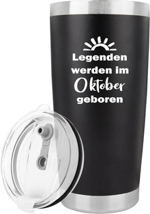Geburtstagsgeschenk Männer 20oz Thermobecher Oktober Legenden