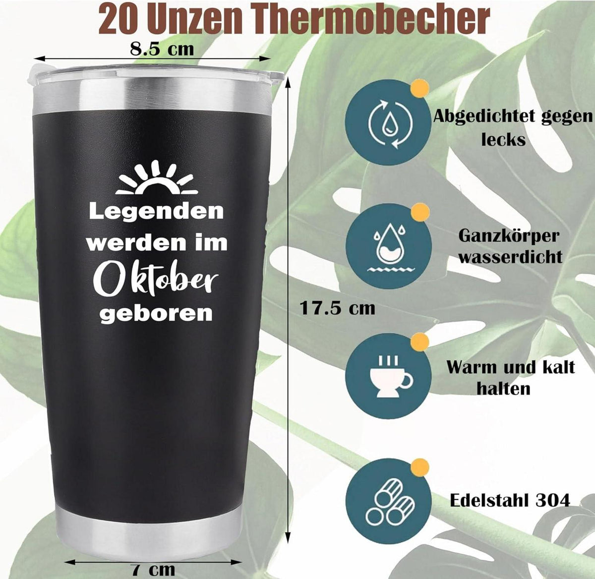 Geburtstagsgeschenk Männer Lustig Travel Mug 20oz Opa Papa