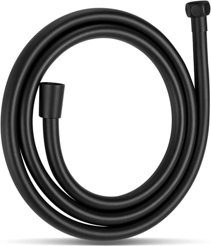 Brauseschlauch PVC 1.8m Hochdruck Duschschlauch Ersatz Schwarz
