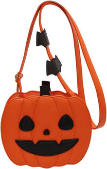 Kürbis Handtasche Halloween Gothic Umhängetasche Teufel Geldbörse