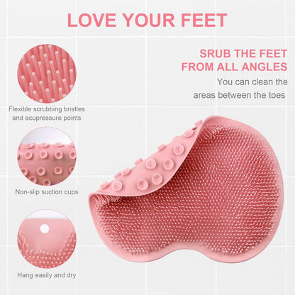 ACWOO Große Fußbürste Fußwäscher Massage Pad mit