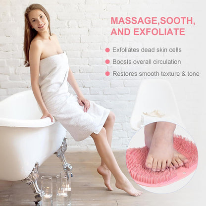 Fußbürste Fußwäsche Massage Pad mit Saugnäpfen Fußmatte