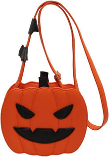 Kürbis Handtasche Halloween Gothic Umhängetasche Neuheit Teufel
