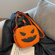 TIAASTAP Kürbis Handtasche Halloween Gothic Umhängetasche