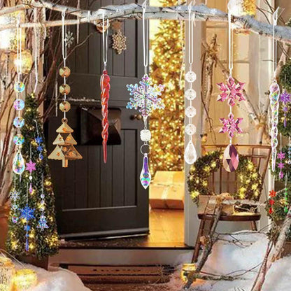 Weihnachtsbaumschmuck Kristall Anhänger 26 Stück Gold