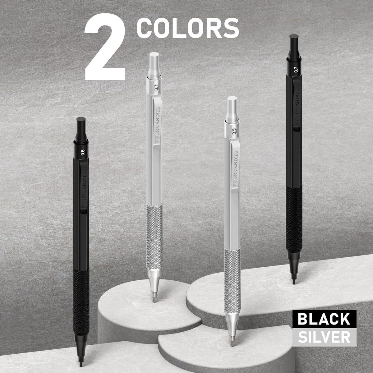 Metall-Druckbleistift-Set 480 Stück HB-Minenminen