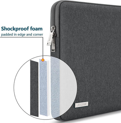 TECOOL 13,3 Zoll Laptop Tasche MacBook Pro Air Stoßfeste Schutzhülle Space Grau