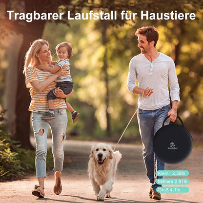 Welpenauslauf Hundehütte Wasserdicht Faltbar Freigehege Transportbox