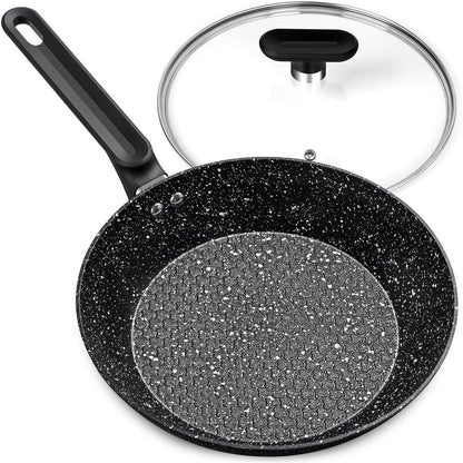 Granit-Bratpfanne mit Deckel 26cm Induktion