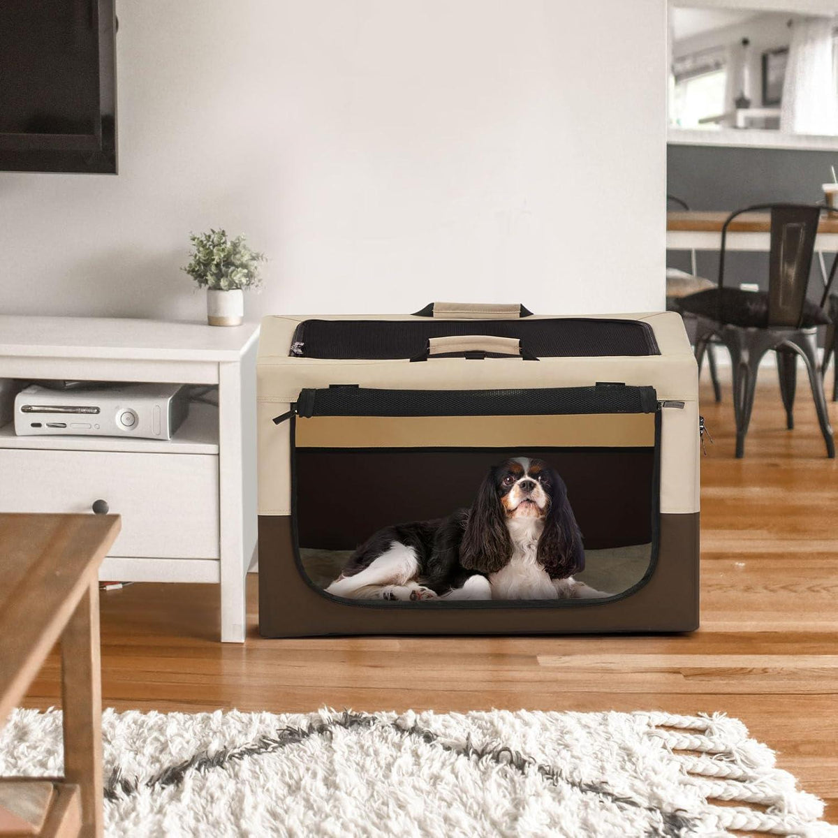 Faltbare Hundebox für Zuhause & Reisen – Komfortabler Kennel