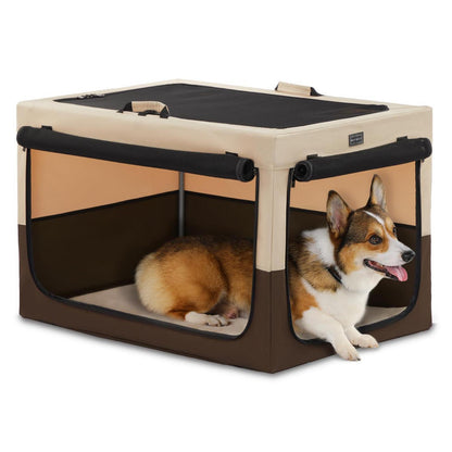 Faltbare Hundebox für Zuhause & Reisen – Komfortabler Kennel