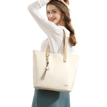 Pomelo Best Damen Handtasche Groß mit Streifen in Lederoptik
