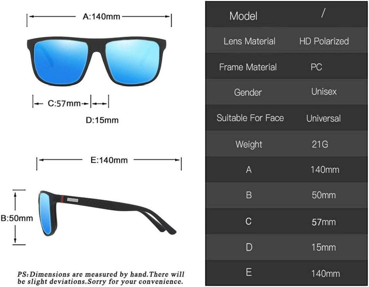 Polarisierte Sonnenbrille Vintage Pilot Brille HD Golf Fahren Angeln Outdoor Mode