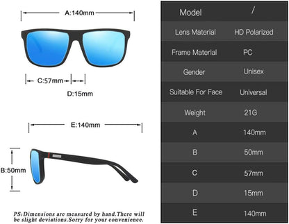 Polarisierte Sonnenbrille Vintage Pilot Brille HD Golf Fahren Angeln Outdoor Mode