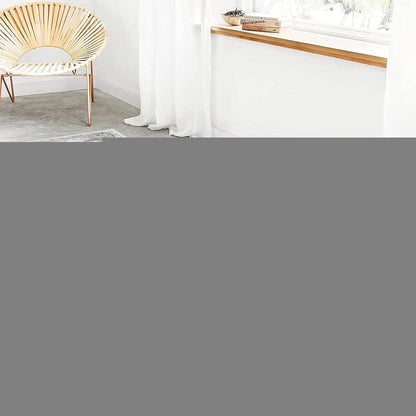 Läufer Teppich Grau 60x180 cm, Waschbar, Rutschfest, Boho Stil
