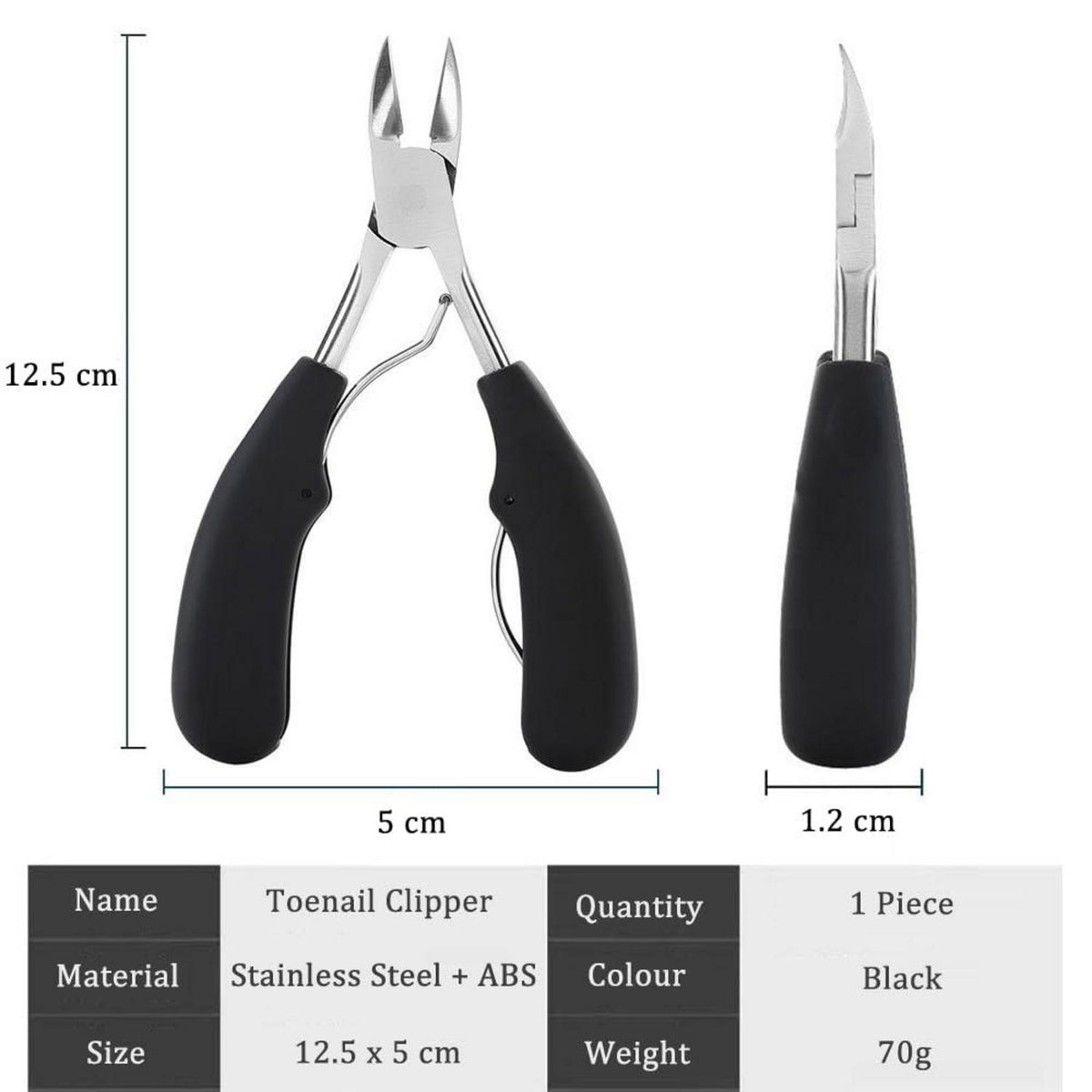 Professionelle Metall Nagelzange aus Edelstahl - für dicke