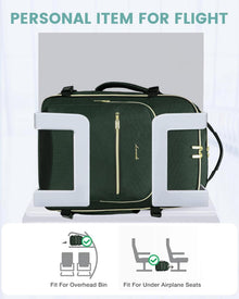 Handgepäck Rucksack 40L Damen Wasserdicht Reisetasche 17