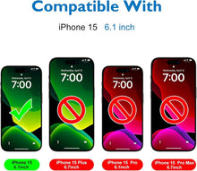 Mothca Matt Sichtschutz für iPhone 16/15 9H Panzerglas 6,1