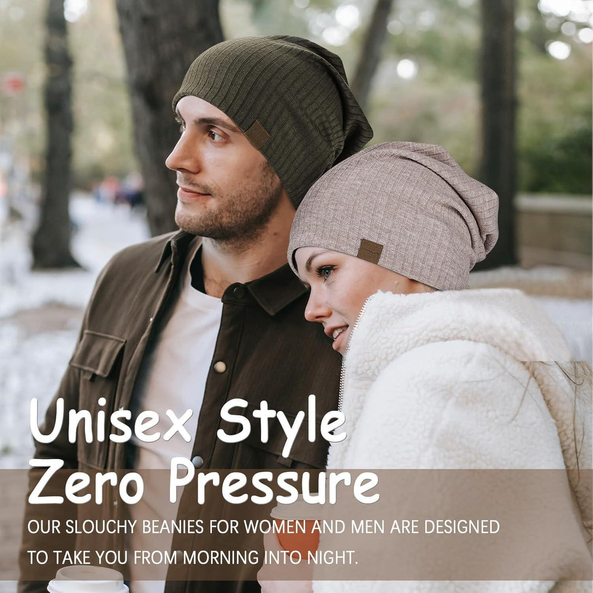 Slouchy Beanie Mütze – Weiche, Atmungsaktive Unisex Kopfbedeckung