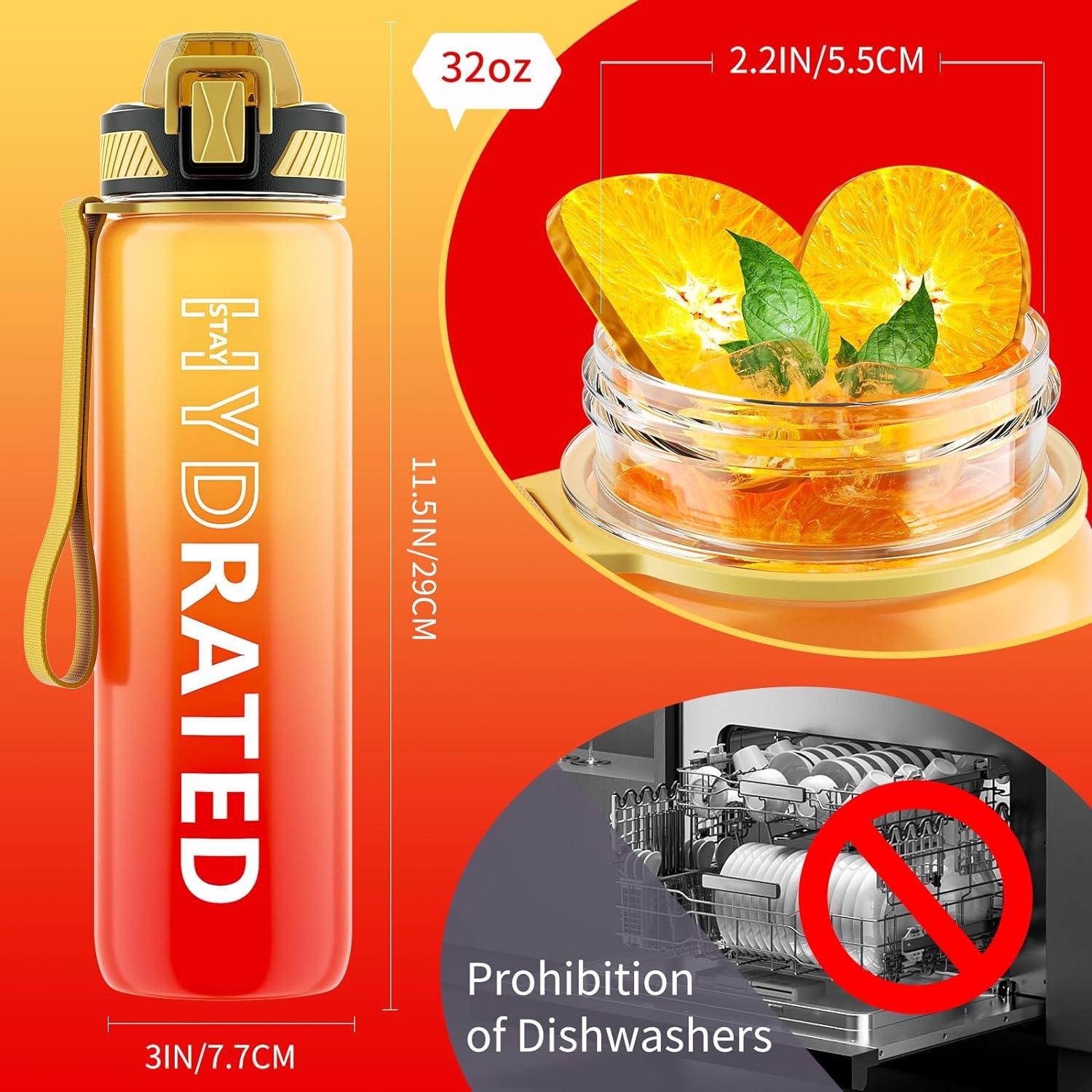 Trinkflasche 1L BPA-frei Tritan Sport Auslaufsicher
