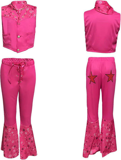 Cowgirl Kostüm Rosa Western Outfit Film Cosplay Mädchen 4-14 Jahre