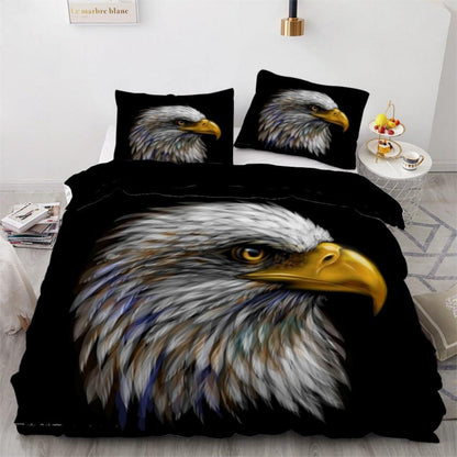 ROUSKI Kinderbettwäsche Adler 135x200 cm 4tlg. Mikrofaser