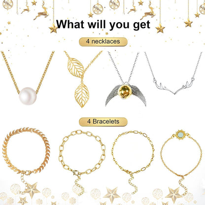 Adventskalender 2024 Frauen Schmuck Weihnachtskalender Damen