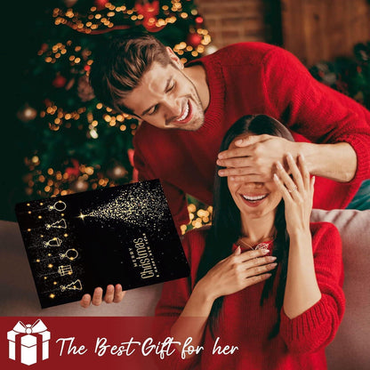 Adventskalender 2024 Frauen Schmuck Weihnachtskalender Damen