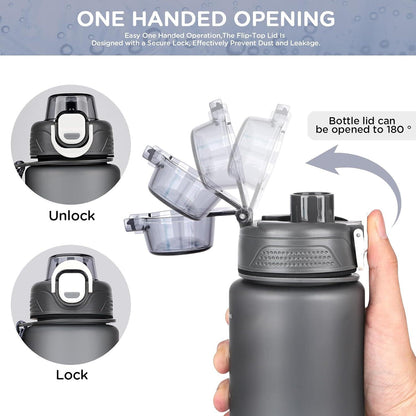 Trinkflasche BPA frei 600ml Sport Kohlensäure geeignet auslaufsicher