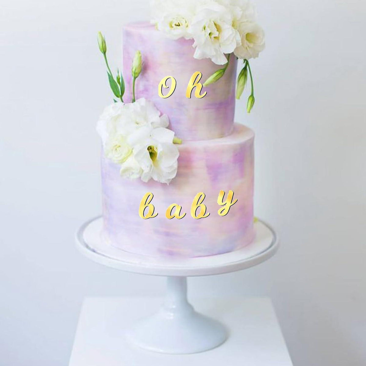 Goldene Buchstaben Tortendeko für Torte Geburtstag Hochzeit Jubiläum