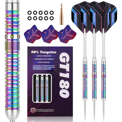 WIN.MAX 90% Tungsten Dartpfeile 16-28g Metallspitze Stahl