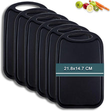 6er Set Frühstücksbrettchen Saftrille 22x15 cm Antibakteriell