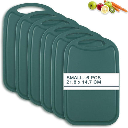 6er Set Frühstücksbrettchen Saftrille Antibakteriell BPA-frei