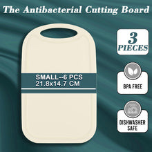6er Set Frühstücksbrettchen Saftrille 22x15cm Antibakteriell