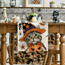 Artoid Mode Katze Halloween Tischläufer 40x140 cm - Herbst