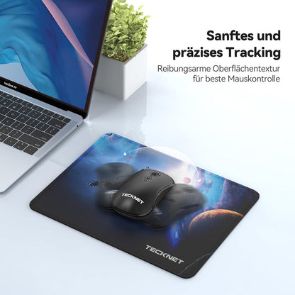 Mousepad 28x21cm Gaming Mauspad Wasserdicht Rutschfest PC Büro Blau